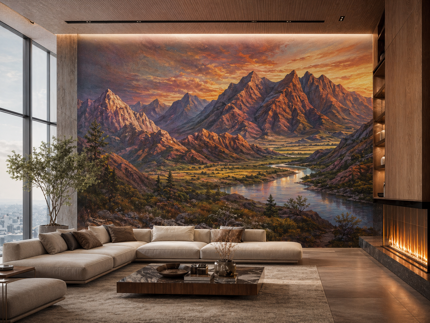 Mural residencial premium