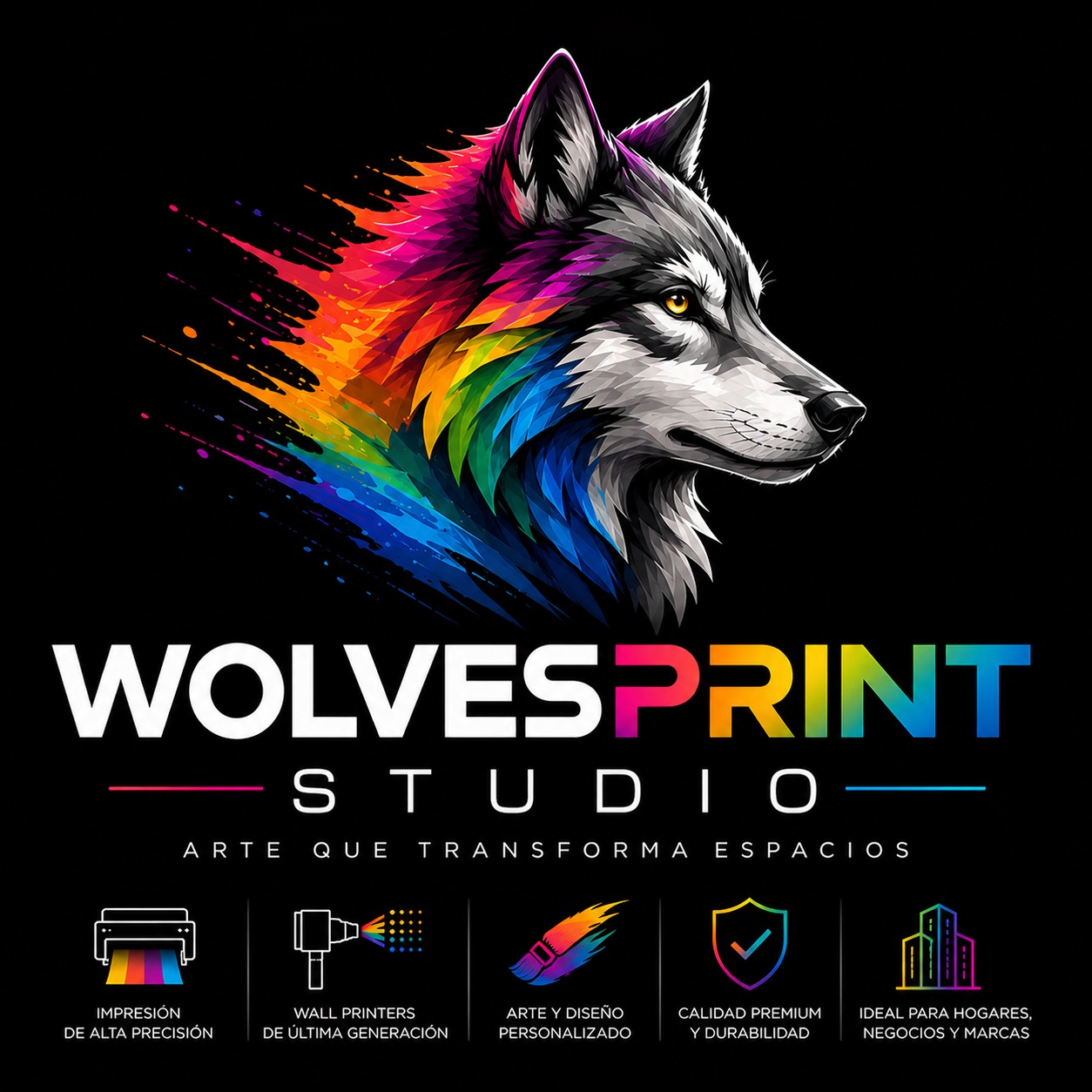 Logo Wolves Print Studio